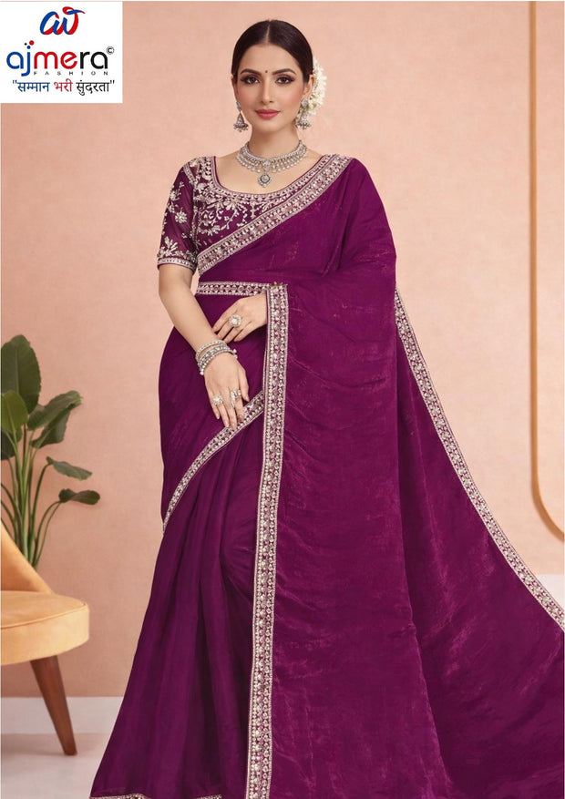 Designer Matching Saree with Blouse Piece for Premium Ethnic and Traditional Wear | KPS-DOREMON