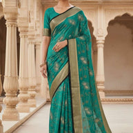 Printed Matching Saree with Blouse Piece for Premium Ethnic and Traditional Wear | SBV-HD-1077