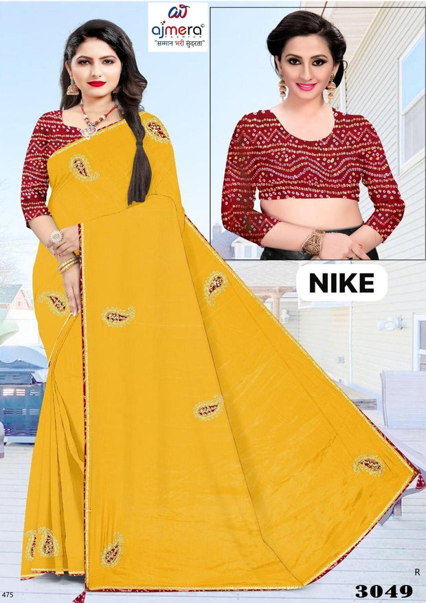 Festival Saree with Blouse Piece for Premium Ethnic and Traditional Wear | SIR-NIKE