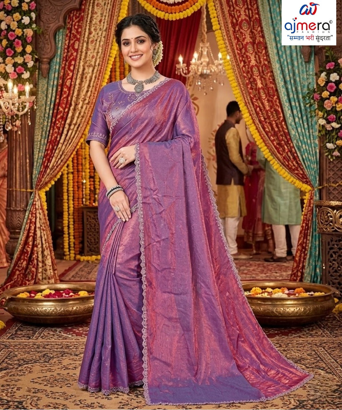 Dyed Saree with Blouse Piece for Premium Ethnic and Traditional Wear | KPS-MAA LAXMI VOL-6