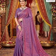 Dyed Saree with Blouse Piece for Premium Ethnic and Traditional Wear | KPS-MAA LAXMI VOL-6