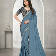 Designer Matching Saree with Blouse Piece for Premium Ethnic and Traditional Wear | PUN-NOOPUR-122