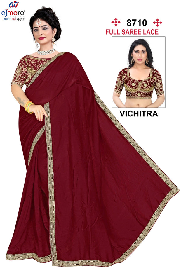 Printed Matching Saree with Blouse Piece for Premium Ethnic and Traditional Wear | SMM-8710