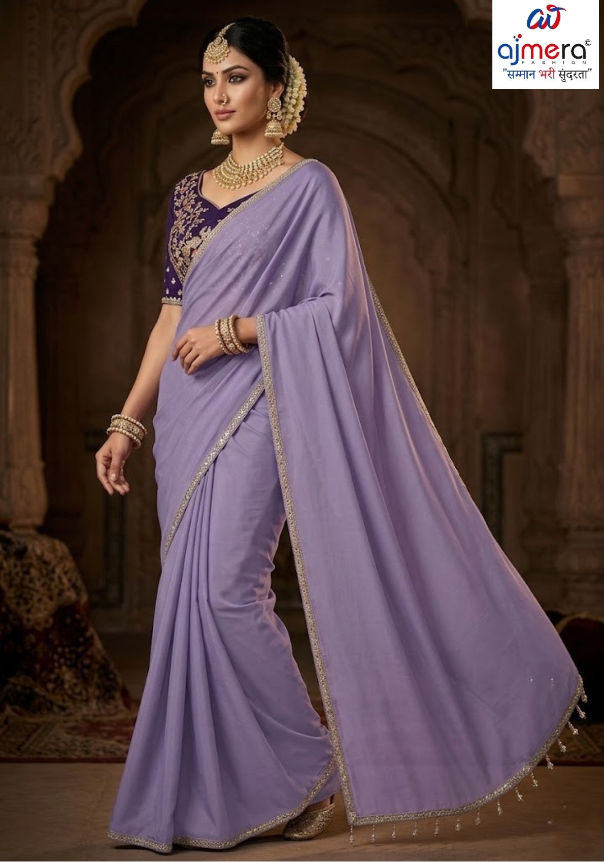 Fancy Matching Saree with Blouse Piece for Premium Ethnic and Traditional Wear | PUN-BELA-344