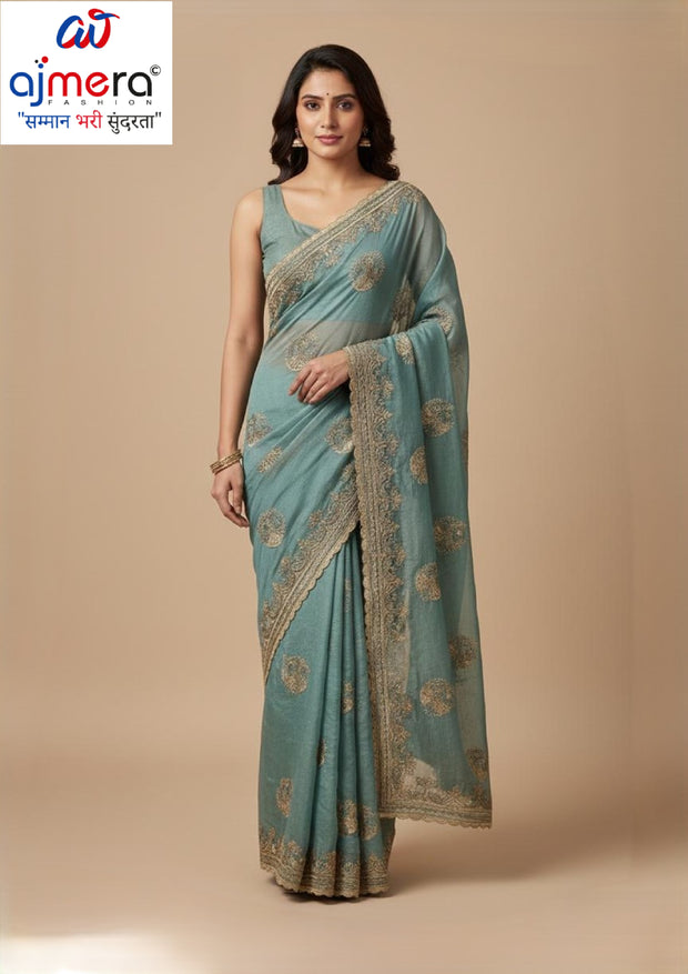 Dyed Fancy Matching Saree with Blouse Piece for Premium Ethnic and Traditional Wear | SBV-HD-0516