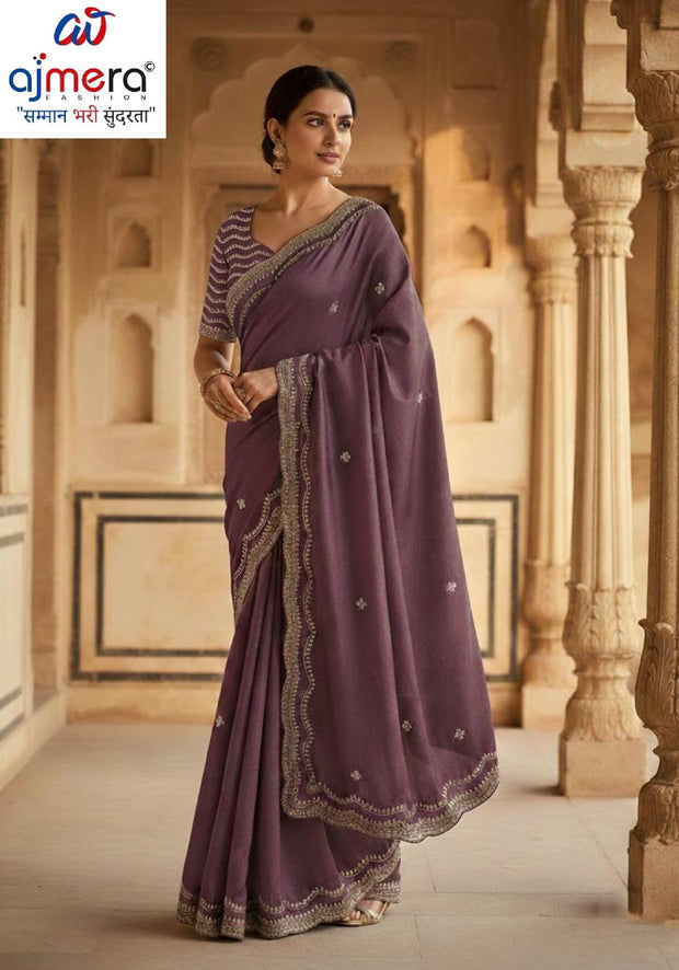 Dyed Fancy Matching Saree with Blouse Piece for Premium Ethnic and Traditional Wear | SDO-HW01507