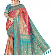 Embroidered Fancy Saree with Blouse Piece for Premium Ethnic and Traditional Wear | RAL-LAKE CITY