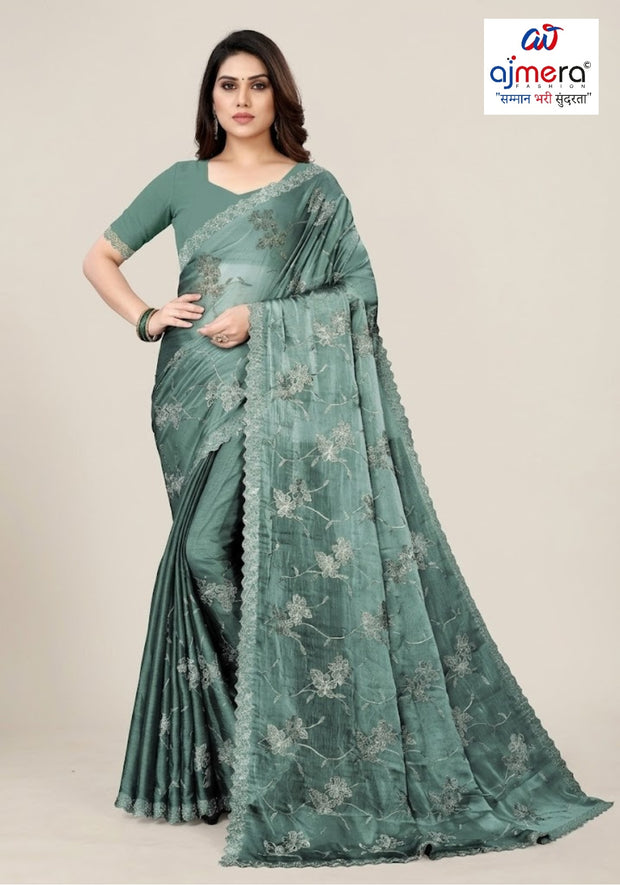 Dyed Fancy Matching Saree Manufacturer, Supplier & Wholesaler in Surat | ADP-FILMY