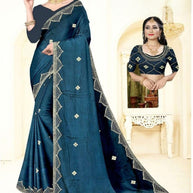 Designer Matching Saree with Blouse Piece for Premium Ethnic and Traditional Wear | KDV-FRESH COLOUR-1