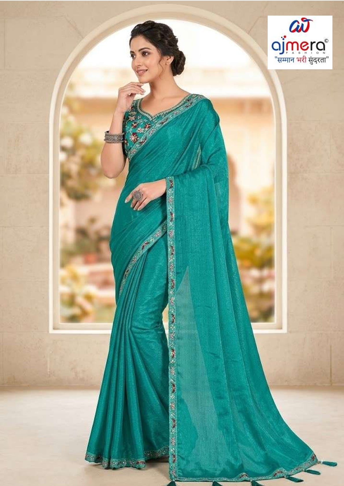 Ladies Matching Saree with Blouse Piece for Premium Ethnic and Traditional Wear | KPS-EXPRESS