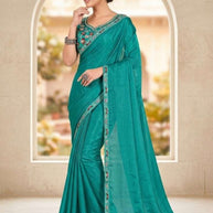 Ladies Matching Saree with Blouse Piece for Premium Ethnic and Traditional Wear | KPS-EXPRESS