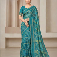 Ethnic Matching Saree with Blouse Piece for Premium Ethnic and Traditional Wear | RAL-SNAP