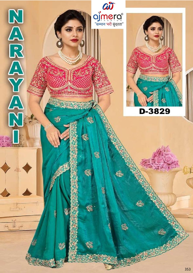 Wholesale Fancy Saree with Blouse Piece for Premium Ethnic and Traditional Wear | CDM-NARAYANI