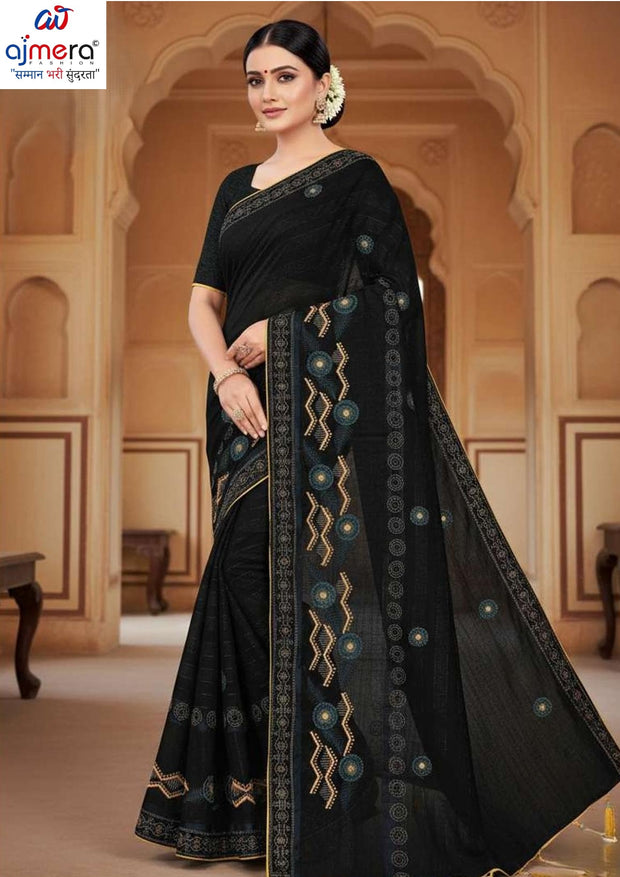 Fancy Matching Saree with Blouse Piece for Premium Ethnic and Traditional Wear | VKM-BIG BOOS