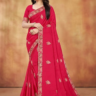 Ethnic Matching Saree with Without Blouse for Premium Ethnic and Traditional Wear | RT-NITYA