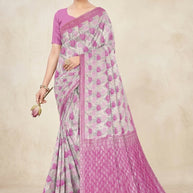 Ladies Matching Saree with Without Blouse for Premium Ethnic and Traditional Wear | RT-KAMYA