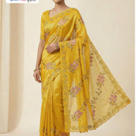 Embroidered Fancy Saree with Blouse Piece for Premium Ethnic and Traditional Wear | SBV-HD-0312