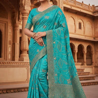 Dyed Saree with Blouse Piece for Premium Ethnic and Traditional Wear | SBV-HD-0369