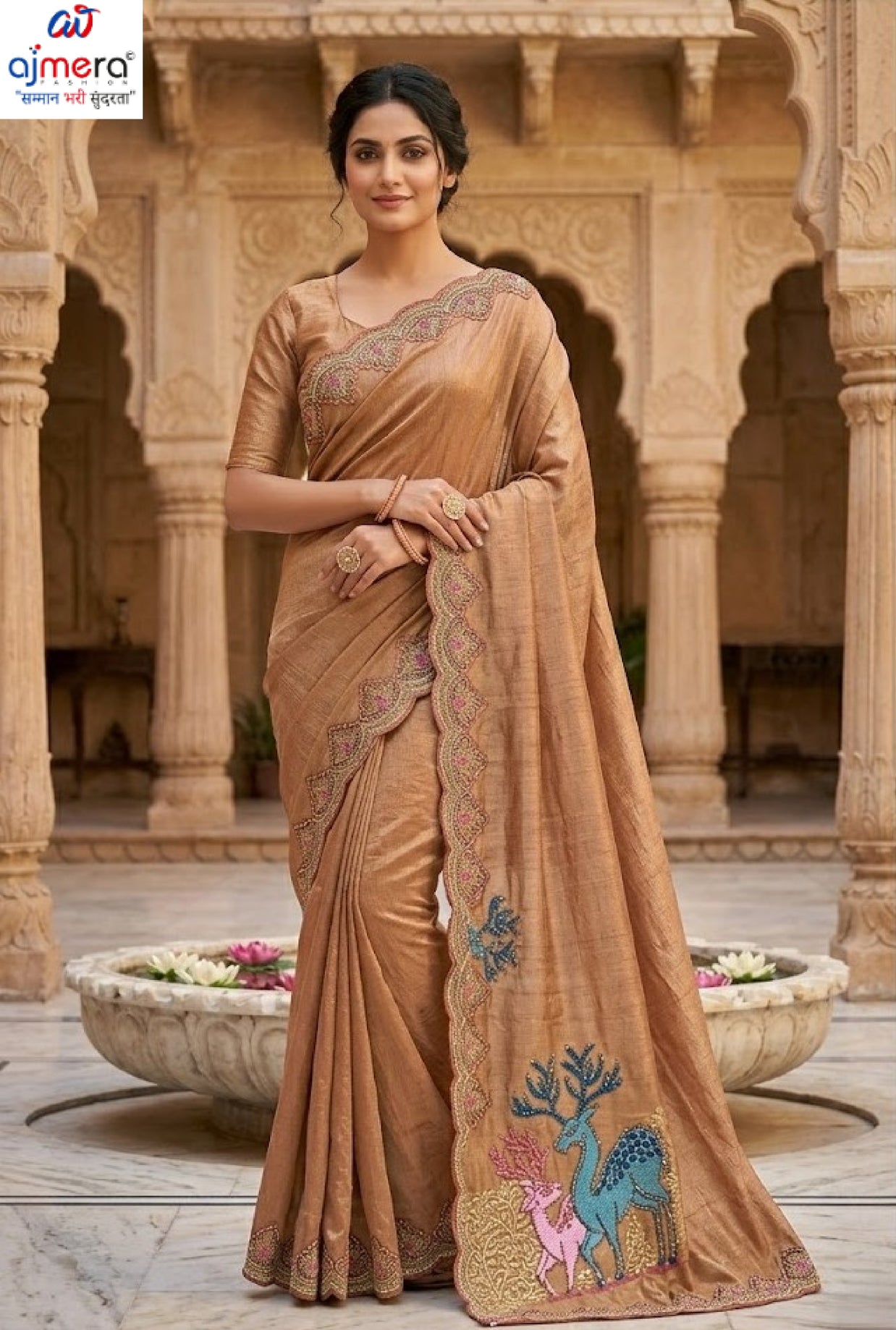 Festival Saree with Blouse Piece for Premium Ethnic and Traditional Wear | PSC-HANSINI-4226