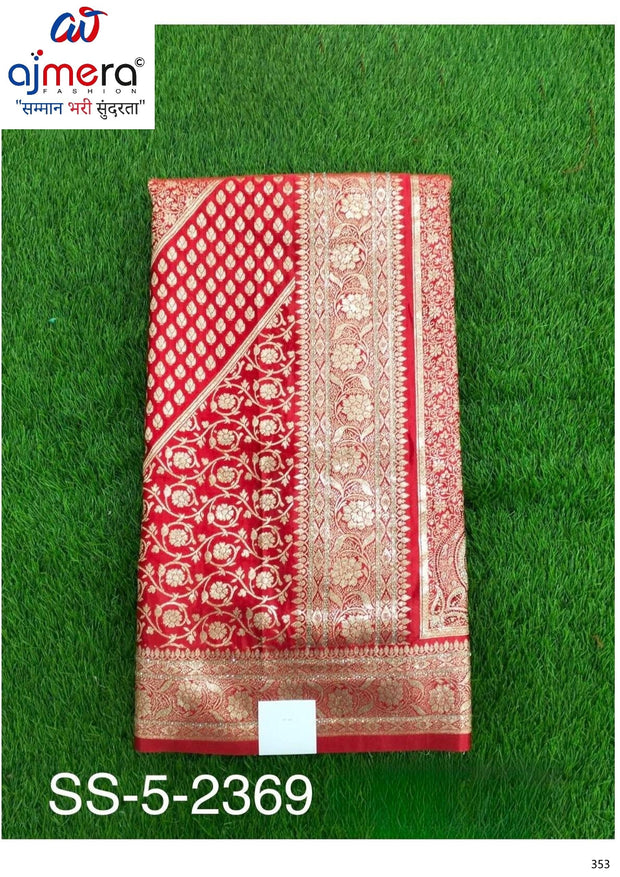 Ethnic Matching Saree with Blouse Piece for Premium Ethnic and Traditional Wear | SBV-SS-5-2369