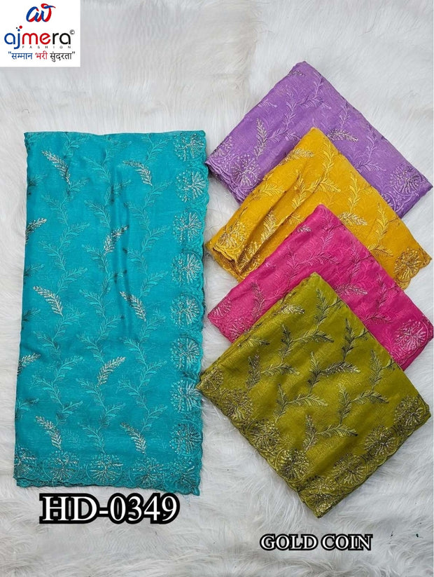 Synthetic Matching Saree with Blouse Piece for Premium Ethnic and Traditional Wear | SBV-HD-0349