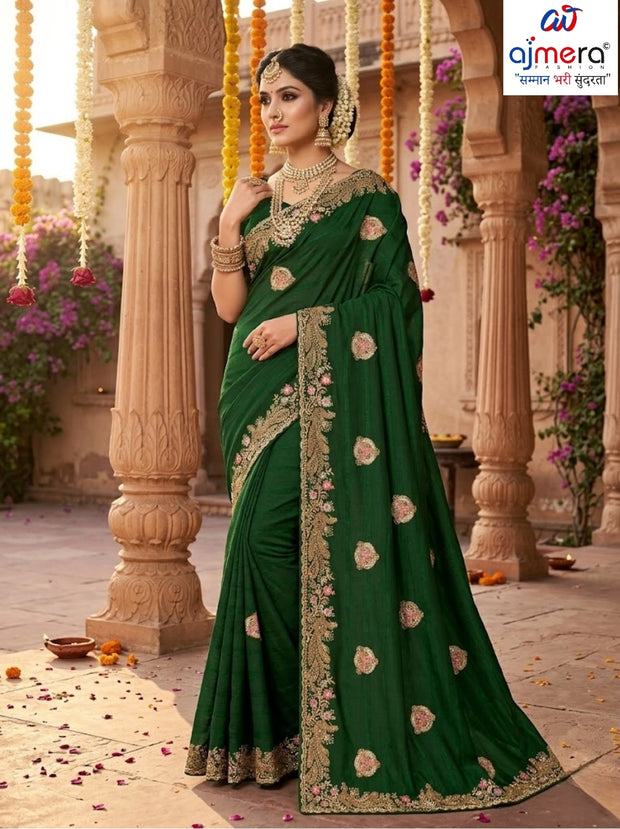 Fancy Matching Saree with Blouse Piece for Premium Ethnic and Traditional Wear | VKM-UDAAN