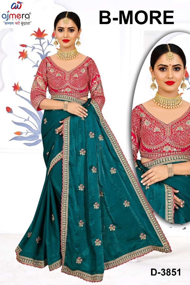Fancy Saree with Blouse Piece for Premium Ethnic and Traditional Wear | CDM-B MORE