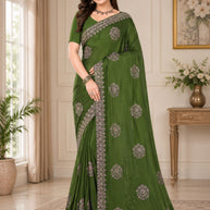 Printed Matching Saree with Blouse Piece for Premium Ethnic and Traditional Wear | MTE-NEELA GAGAN
