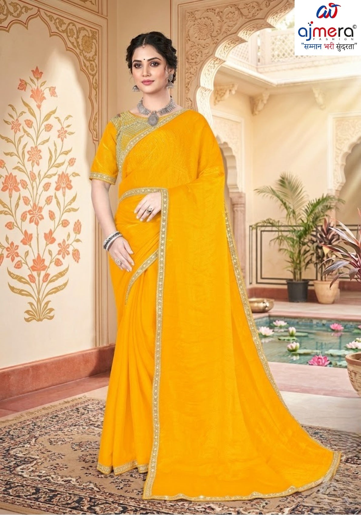 Matching Saree with Blouse Piece for Premium Ethnic and Traditional Wear | KPS-DAKSHA