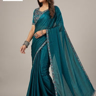 Party Wear Matching Saree with Blouse Piece for Premium Ethnic and Traditional Wear | KPS-YASHPAL