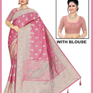 Dyed Fancy Matching Saree with Blouse Piece for Premium Ethnic and Traditional Wear | SMM-1900 SIROSKI