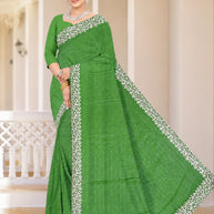 Matching Saree with Blouse Piece for Premium Ethnic and Traditional Wear | MKM-RASHMI
