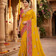 Fancy Saree with Blouse Piece for Premium Ethnic and Traditional Wear | RT-GUJARAT SILK