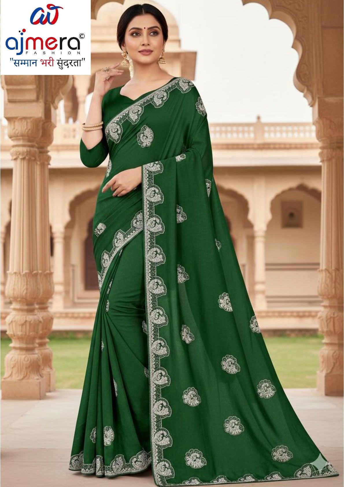 Fancy Matching Saree with Blouse Piece for Premium Ethnic and Traditional Wear | MKM-PUSHPA