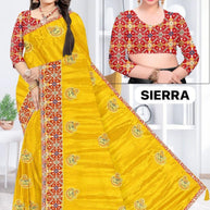 Ethnic Matching Saree with Blouse Piece for Premium Ethnic and Traditional Wear | SIR-SIERRA