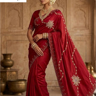 Dyed Saree with Blouse Piece for Premium Ethnic and Traditional Wear | KEI-TENT HOUSE