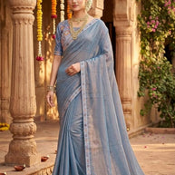Wholesale Fancy Saree with Blouse Piece for Premium Ethnic and Traditional Wear | KPS-INDRA