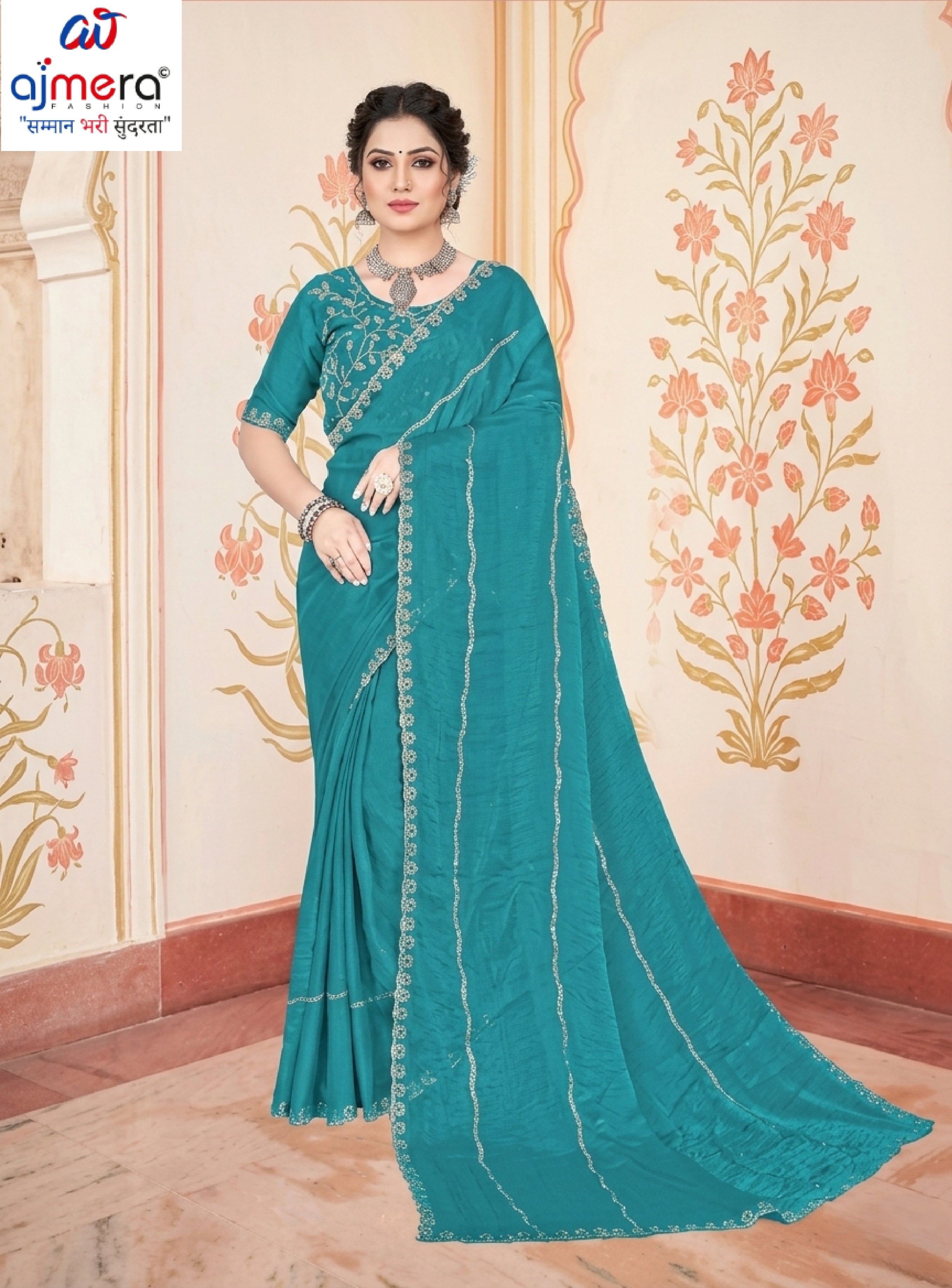Matching Saree with Blouse Piece for Premium Ethnic and Traditional Wear | PRM-CADINI-5