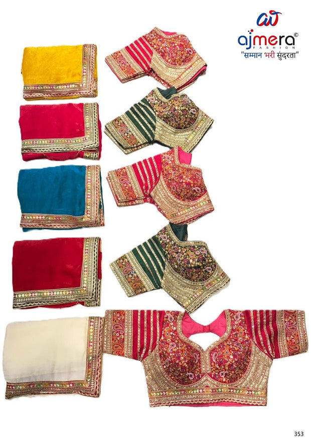 Wholesale Fancy Saree with Blouse Piece for Premium Ethnic and Traditional Wear | TRH-PURNIMA