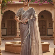 Dyed Saree with Blouse Piece for Premium Ethnic and Traditional Wear | SDO-HW01619