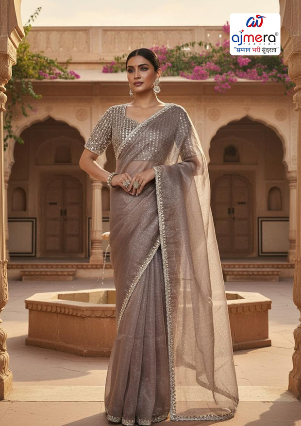 Dyed Saree with Blouse Piece for Premium Ethnic and Traditional Wear | SDO-HW01619