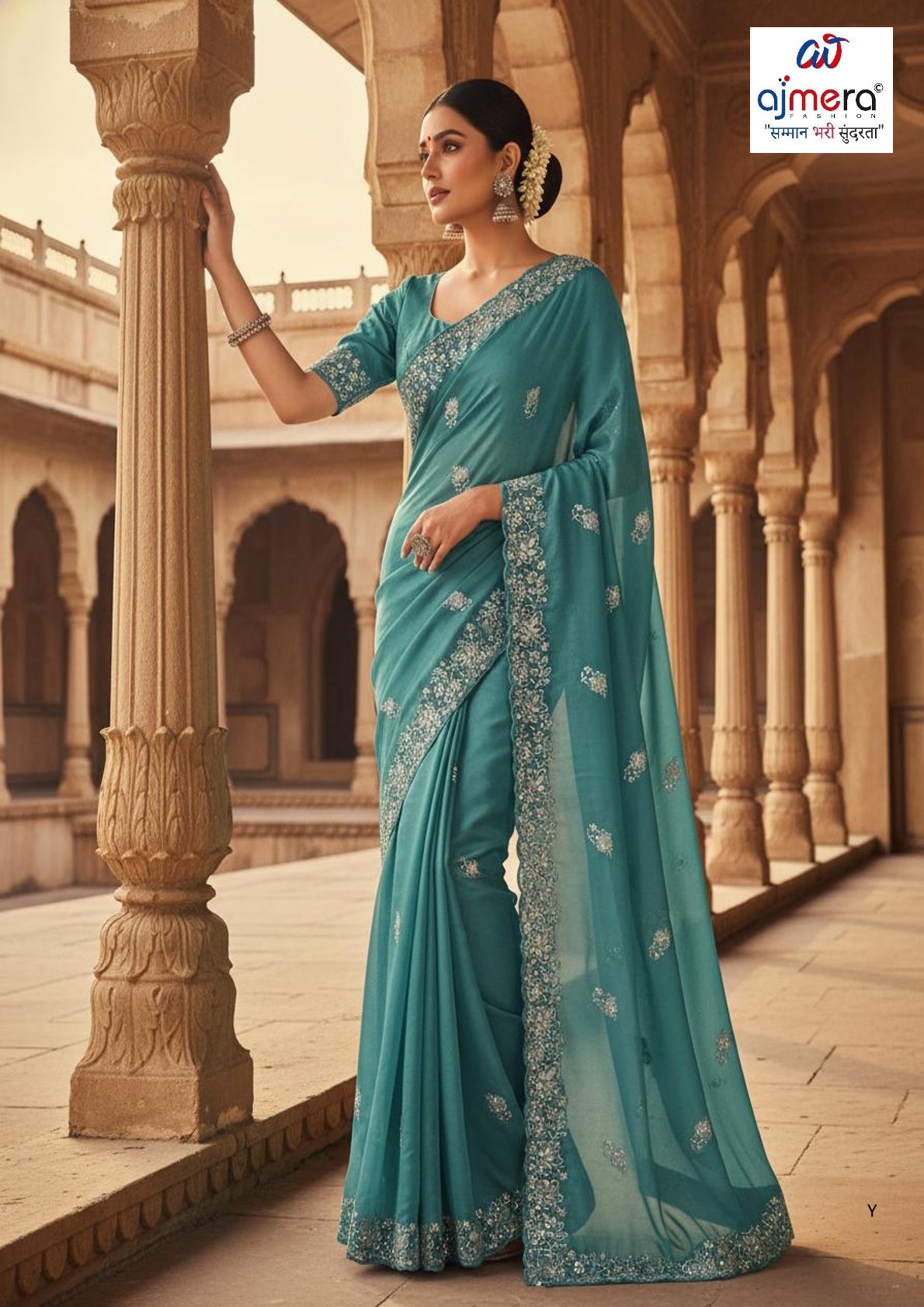 Matching Saree with Blouse Piece for Premium Ethnic and Traditional Wear | CCC-6729