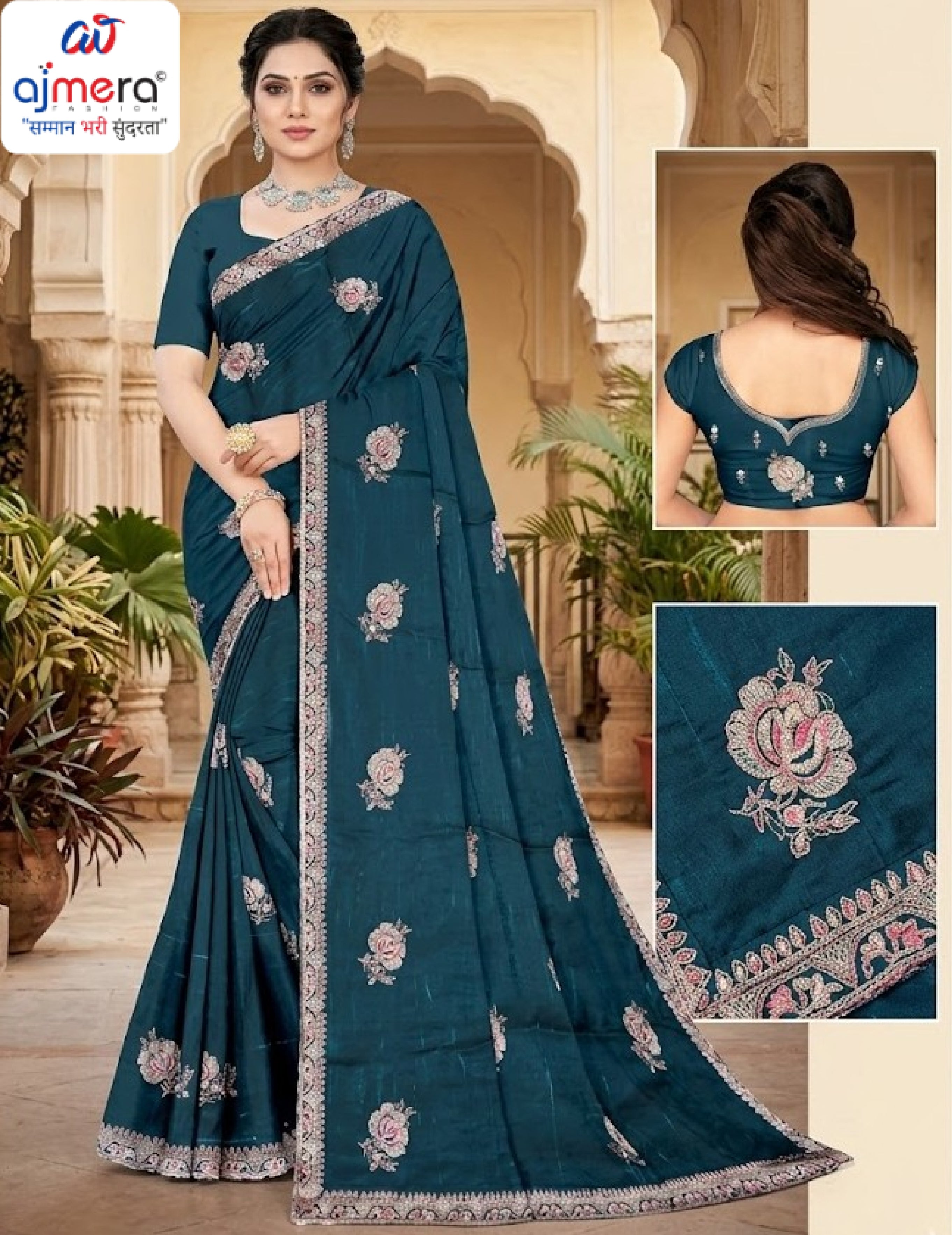 Dyed Saree with Blouse Piece for Premium Ethnic and Traditional Wear | RT-YAMINI