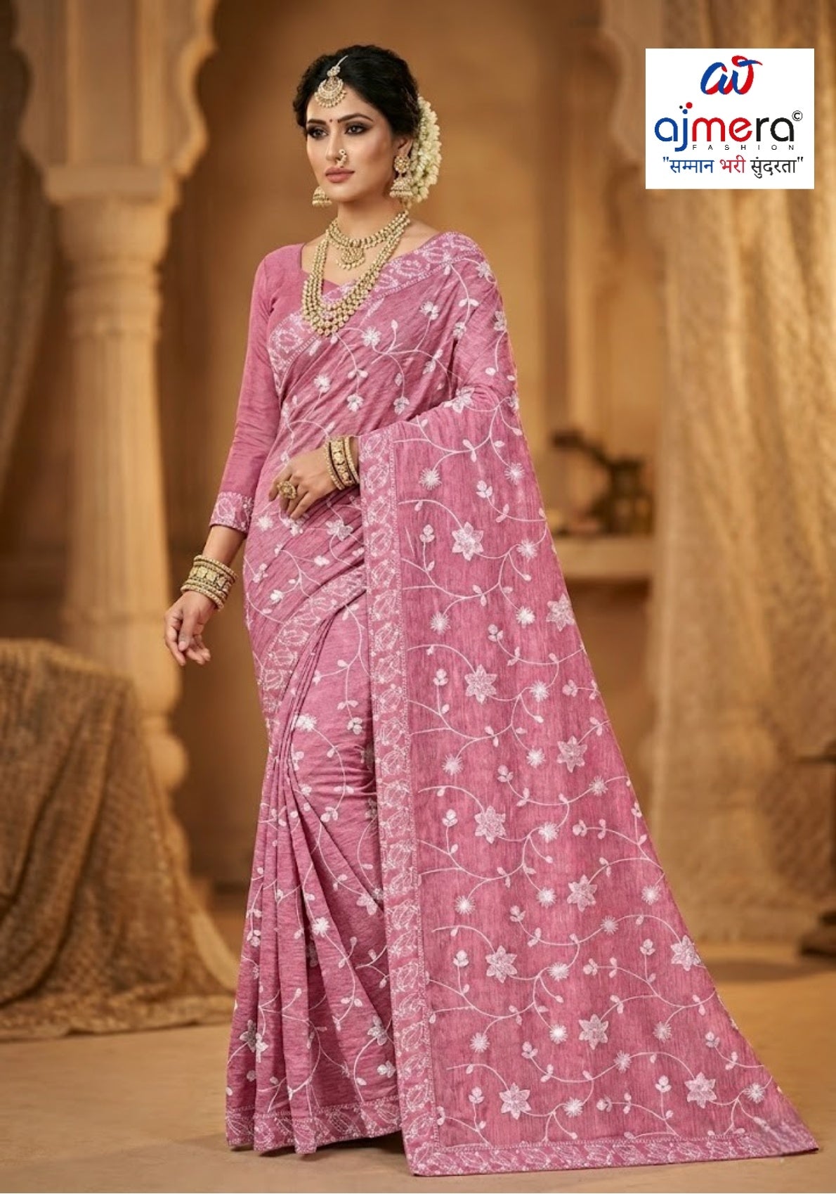 Fashion Saree with Blouse Piece for Premium Ethnic and Traditional Wear | APN-BURBARY SILK