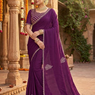 Ladies Matching Saree with Blouse Piece for Premium Ethnic and Traditional Wear | KPS-TGB VOL-6