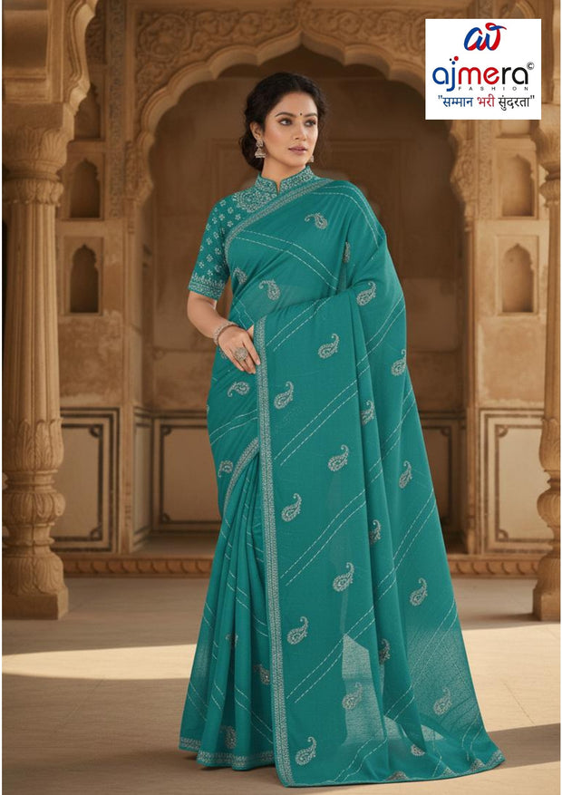 Festival Saree with Blouse Piece for Premium Ethnic and Traditional Wear | MTE-SANGEET SONG