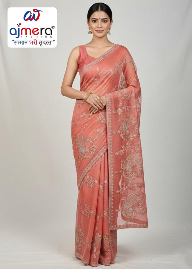 Printed Matching Saree with Blouse Piece for Premium Ethnic and Traditional Wear | SBV-HD-0274