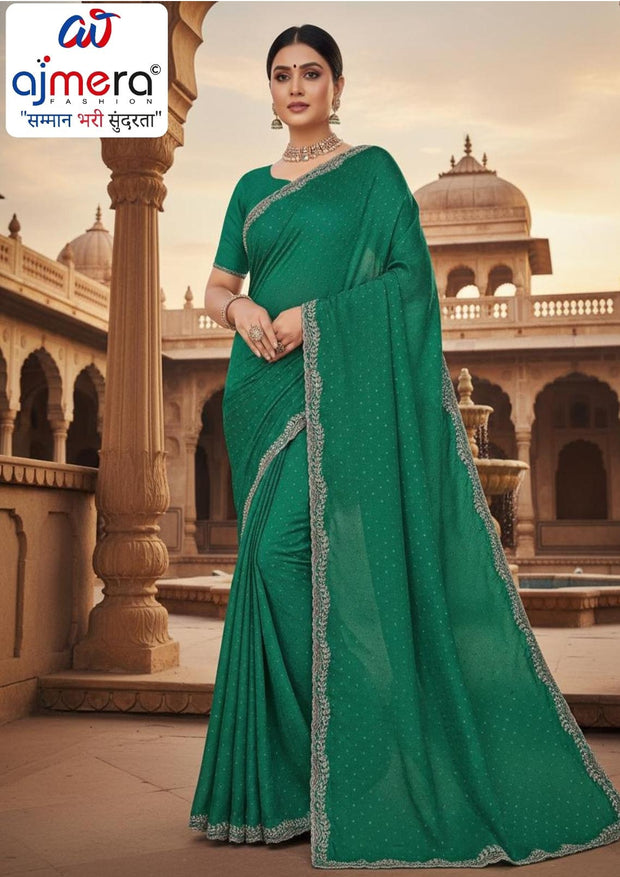 Dyed Saree with Blouse Piece for Premium Ethnic and Traditional Wear | MTE-KAVITA FASHION
