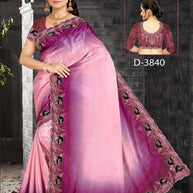Dyed Saree with Blouse Piece for Premium Ethnic and Traditional Wear | CDM-AJMERA