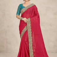 Festival Saree with Blouse Piece for Premium Ethnic and Traditional Wear | SMM-8853